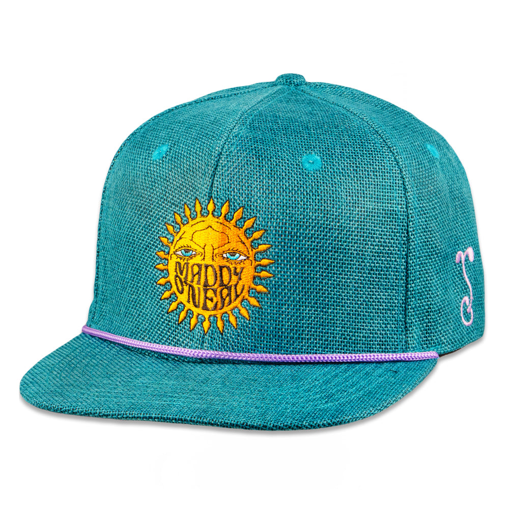 Maddy O'Neal Sunshine Turquoise Snapback Hat Grassroots California