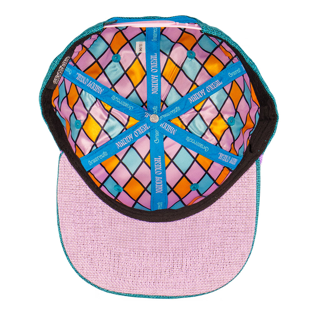 Maddy O'Neal Sunshine Turquoise Snapback Hat Grassroots California