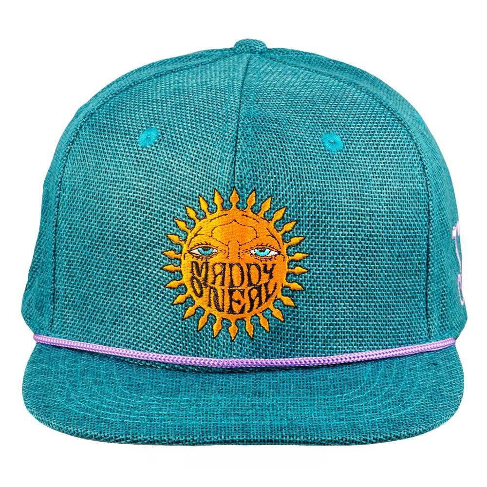 Maddy O'Neal Sunshine Turquoise Snapback Hat Grassroots California