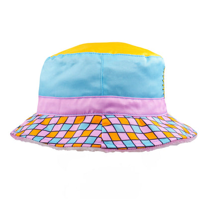 Maddy O'Neal Sunshine Furry Reversible Bucket Hat Grassroots California