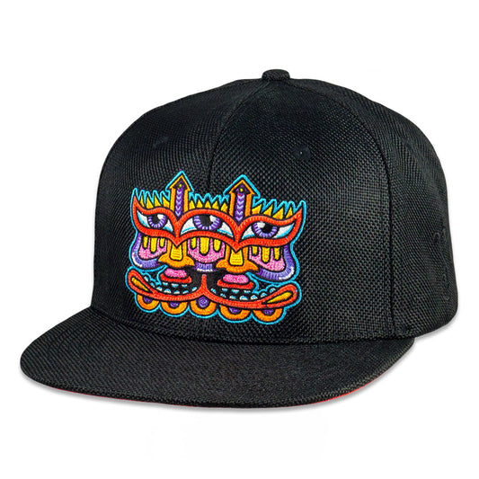 Chris Dyer Harmoneyes Red Black Snapback Hat Grassroots California