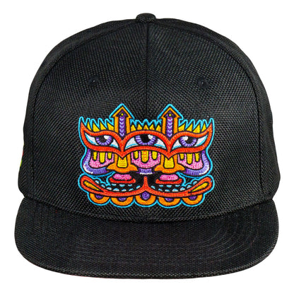 Chris Dyer Harmoneyes Red Black Snapback Hat Grassroots California