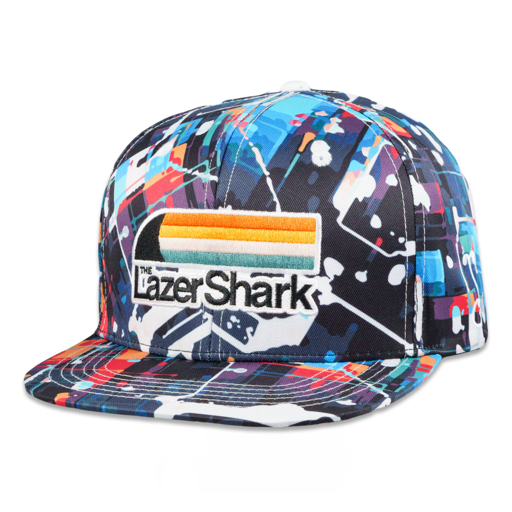 Lazer Shark Navy Snapback Hat Grassroots California