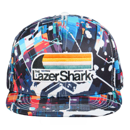 Lazer Shark Navy Snapback Hat Grassroots California