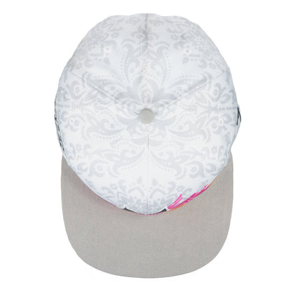 Stylust Paisley Cat White Snapback Hat Grassroots California