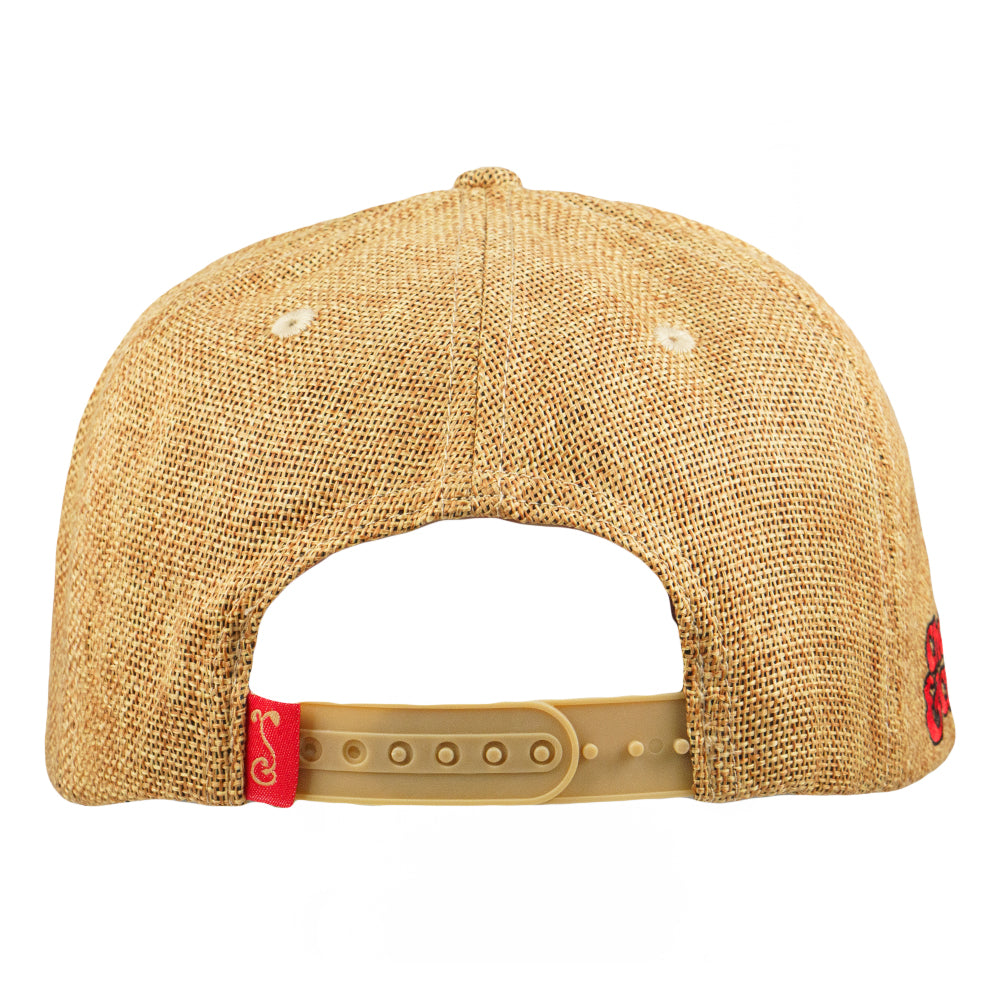 Cheech and Chong Silhouette Tan Snapback Hat Grassroots California