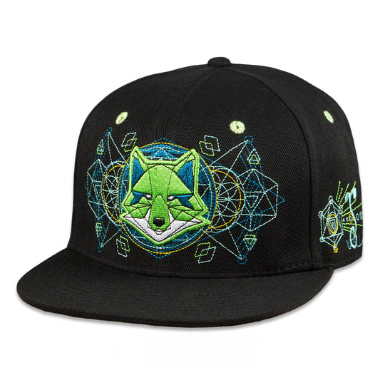 Ben Fox Green Black Snapback Hat Grassroots California