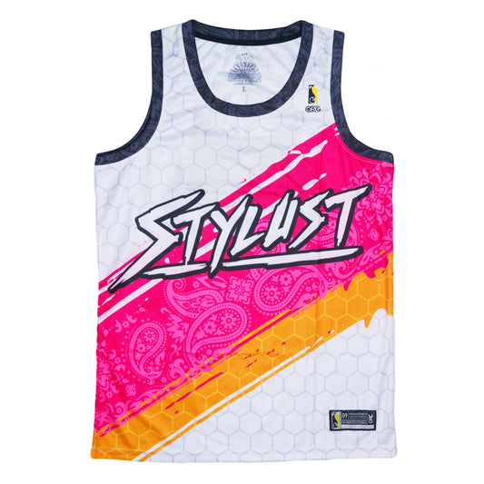 Stylust Paisley Cat White Jersey Grassroots California