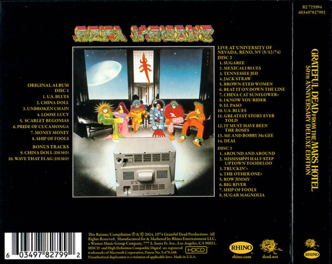 Grateful Dead – From The Mars Hotel (50th Anniversary, Deluxe 3-CD Set)