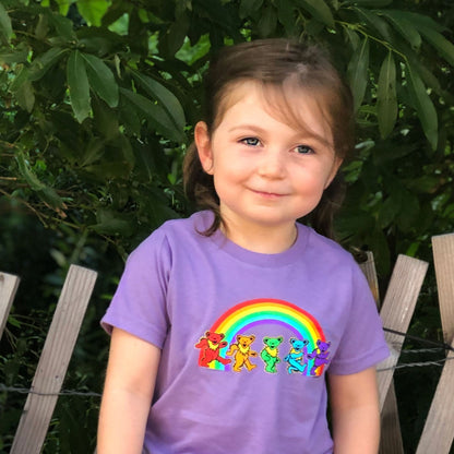 Grateful Dead Rainbow Bears Toddler T Shirt