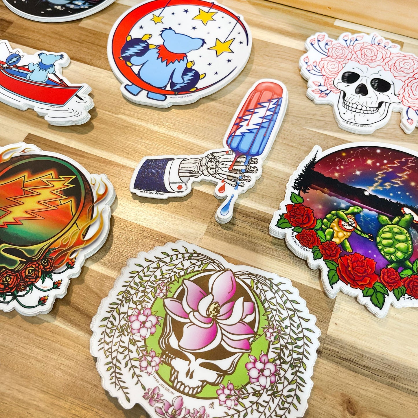 Grateful Dead Grateful Moon Sticker