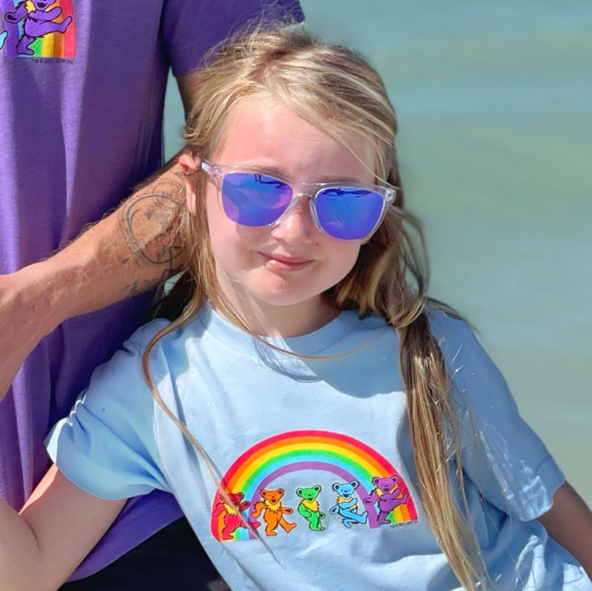 Grateful Dead Rainbow Bears Kids Youth T Shirt