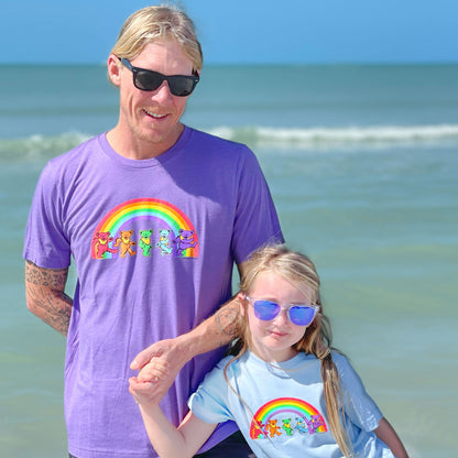 Grateful Dead Rainbow Bears Kids Youth T Shirt