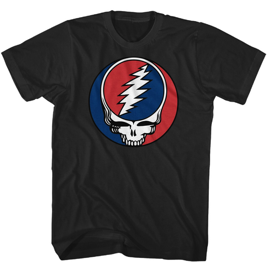 Grateful Dead Steal Your Face Logo Mens T Shirt Black