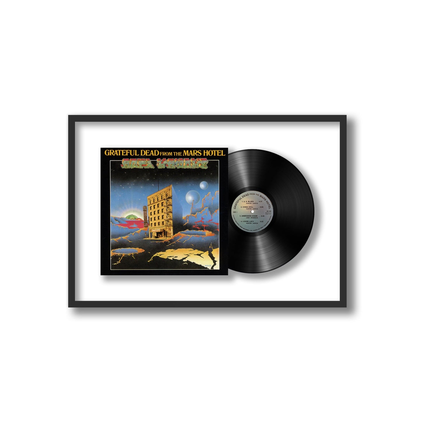 Grateful Dead - From the Mars Hotel Framed Vinyl Record