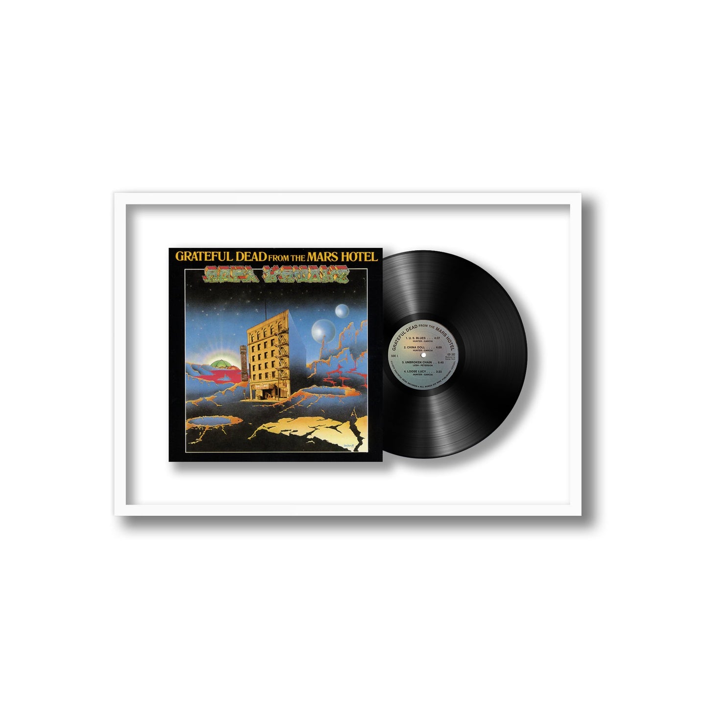Grateful Dead - From the Mars Hotel Framed Vinyl Record