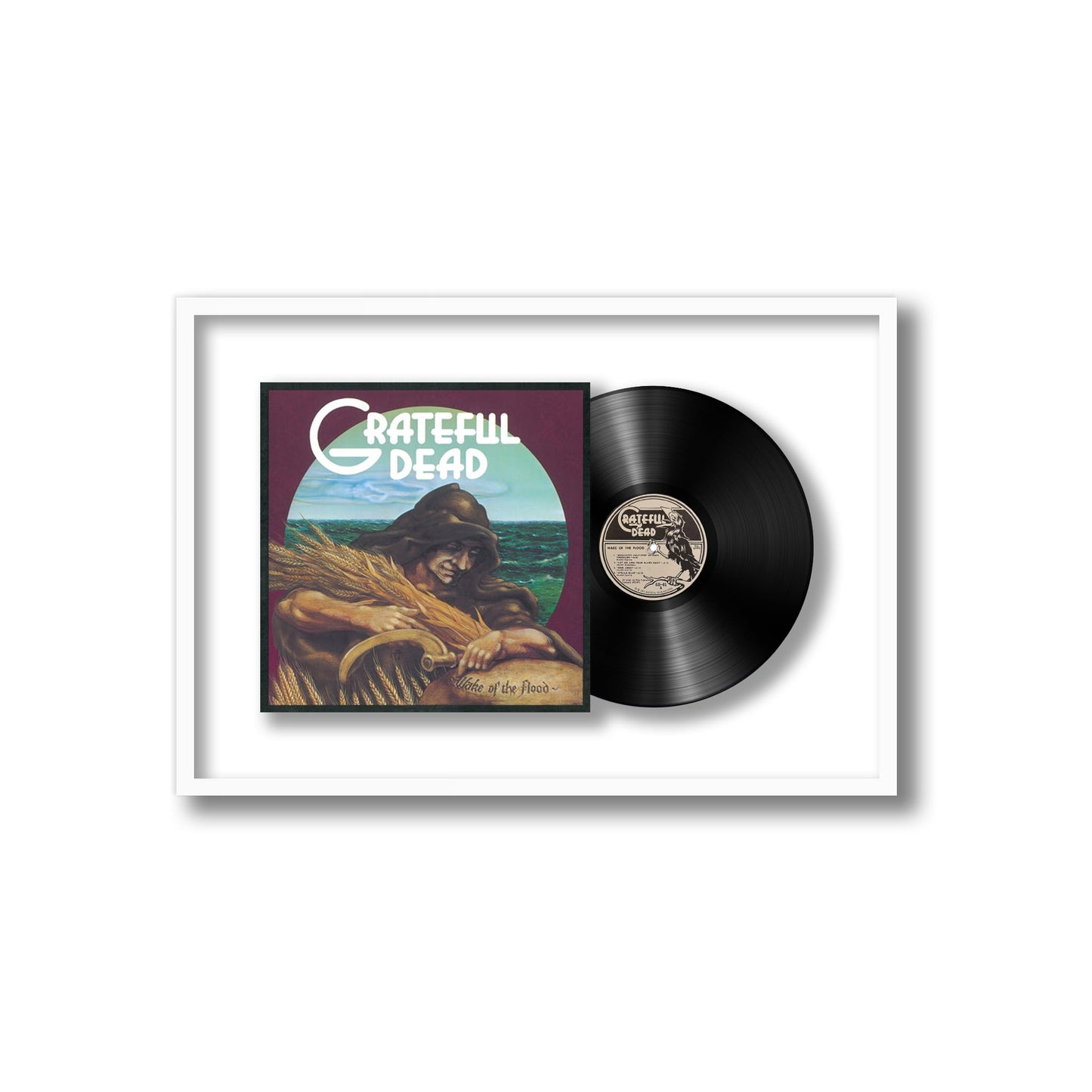 Grateful Dead - Wake of the Flood Framed Vinyl Record