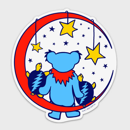 Grateful Dead Grateful Moon Sticker