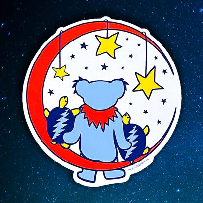 Grateful Dead Grateful Moon Sticker