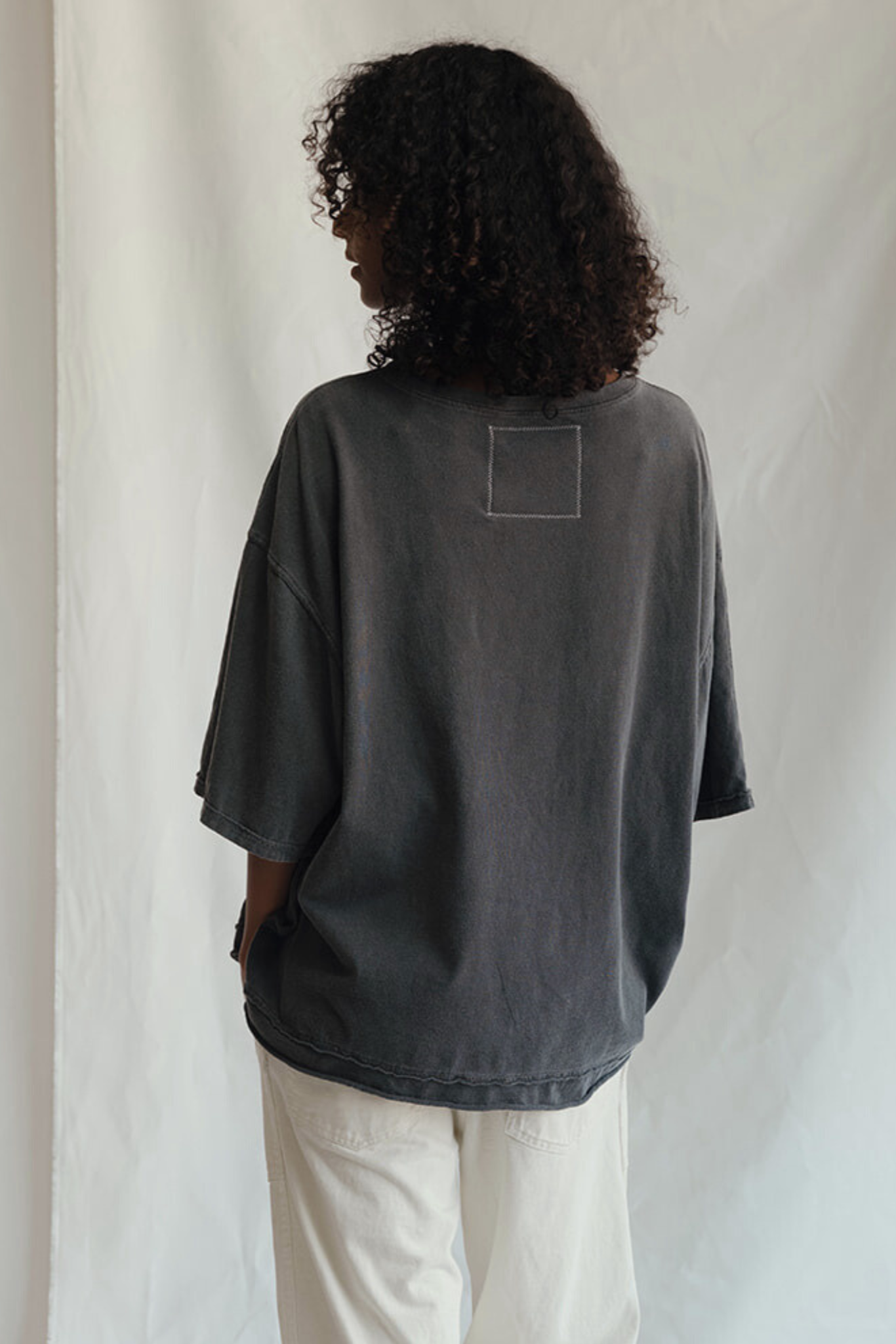 Grateful Dead Shakedown Street Womens Oversized Tee Vintage Black