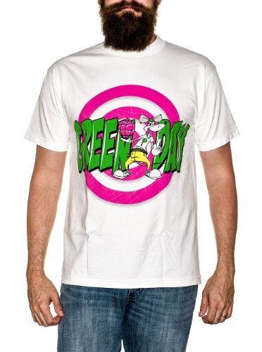 Green Day Green Day Rat Men'S T-Shirt, White, Medium [T-Shirt]