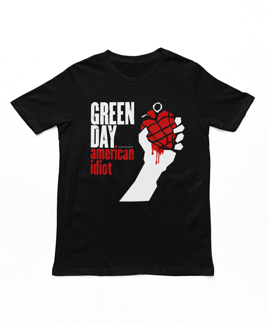 Green Day American Idiot Mens T Shirt Black