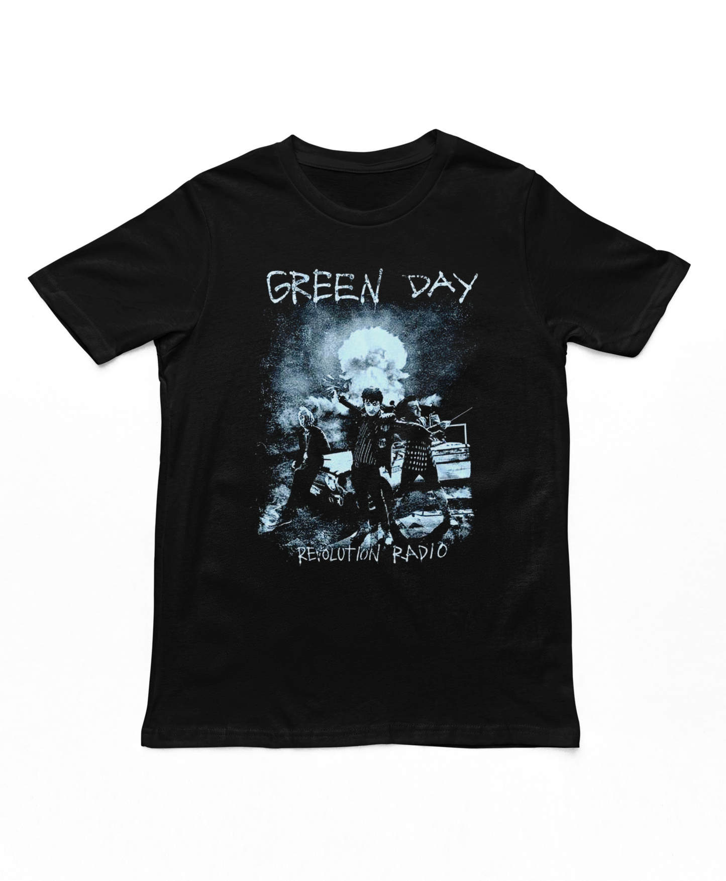 Green Day Nuke Mens T Shirt Black