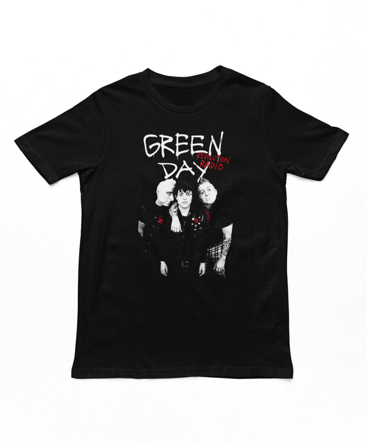 Green Day Red Hot Mens T Shirt Black