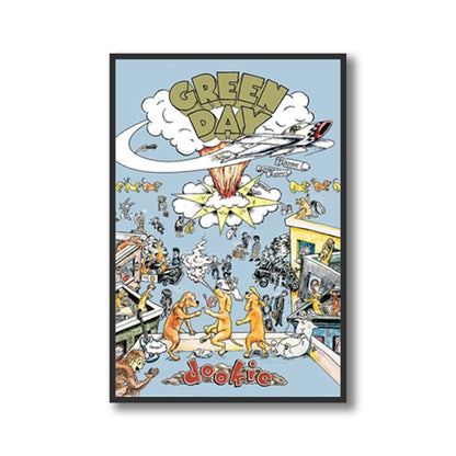 Green Day Dookie Framed Poster