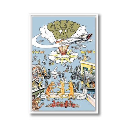 Green Day Dookie Framed Poster