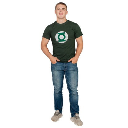 Adult Unisex Green Lantern Hunter Green Logo Halloween Cosplay Costume T-Shirt