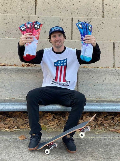 Greg Lutzka Crimson Sky Adult Crew Socks