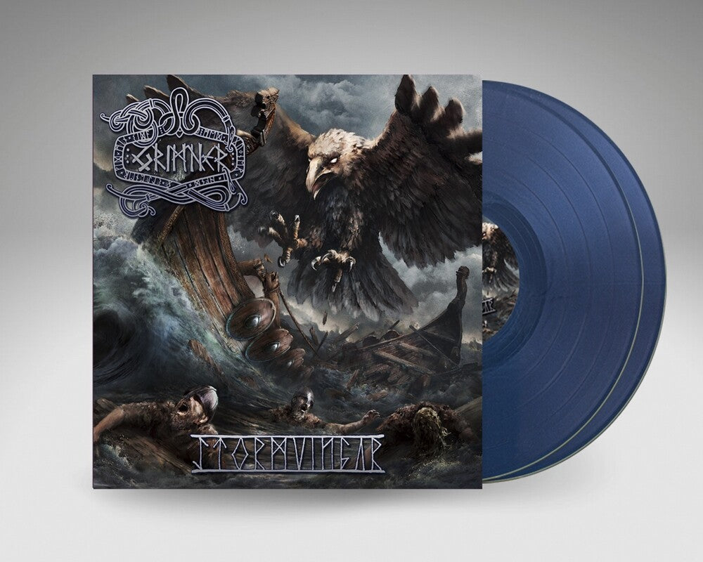 Grimner – Stormvingar (Blue, Colored LP Vinyl) Vinyl Record