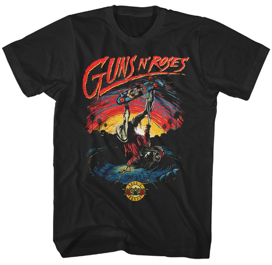 Guns N Roses Skate Mens T Shirt Black