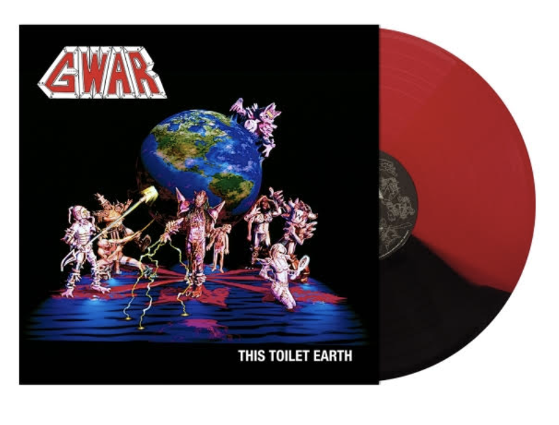 Gwar - This Toilet Earth (Red & Black Split Colored Vinyl) Vinyl Record