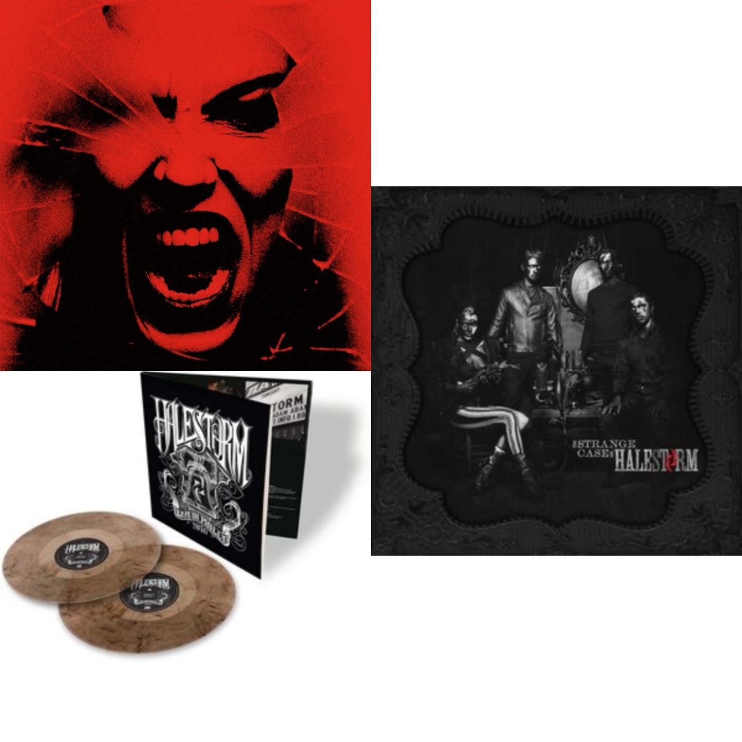 Halestorm - Strange Case Of & Back From The Dead (X) & Live In Philly 2010 (Rog Ltd) - LP Vinyl Bundle