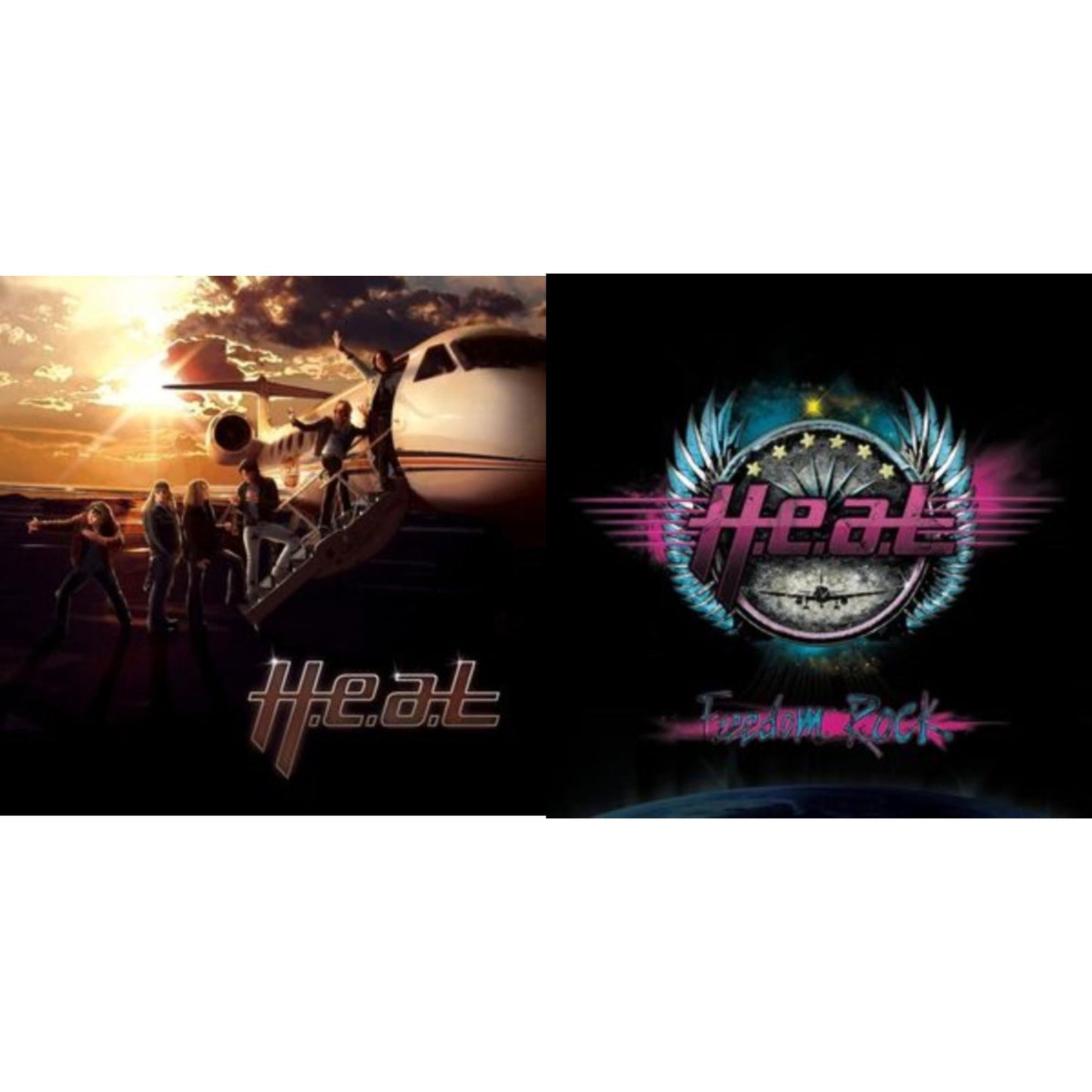 H.E.A.T - Freedom Rock (2023 New Mix) (LP/7 Inch) & H.E.A.T (2023 New Mix) (LP/10Inch)