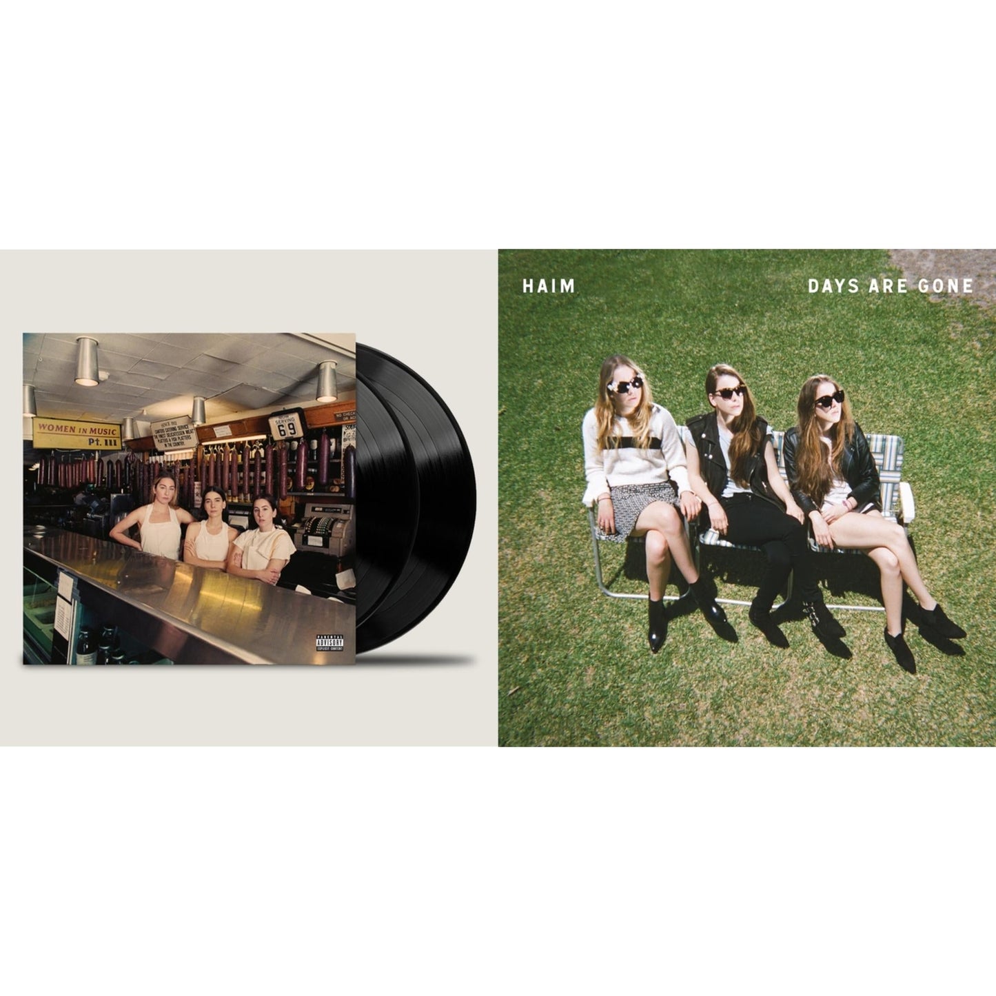 Haim - Women In Music Pt. Iii (X) (140G/2LP/Dl Insert) & Days Are Gone (10Th Anniversary Edition) (Green LP Vinyl)