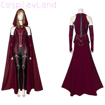 Wanda Superheroine Scarlet Cosplay Witch Costume