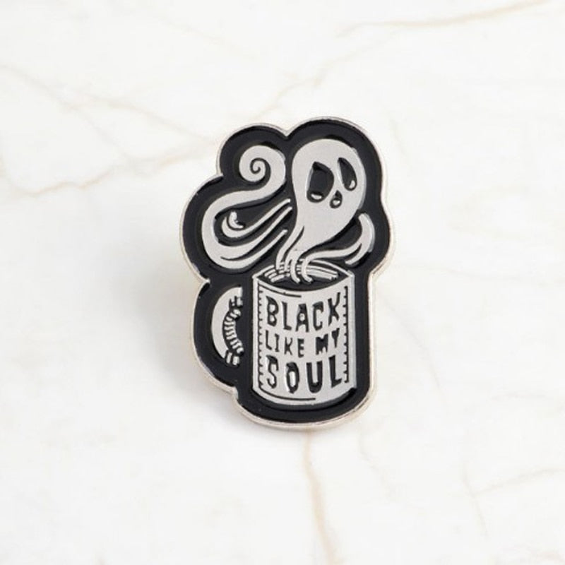 Happy Halloween Enamel Pin Trick