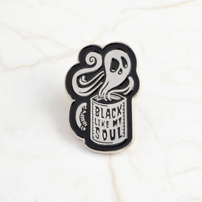 Happy Halloween Enamel Pin Trick