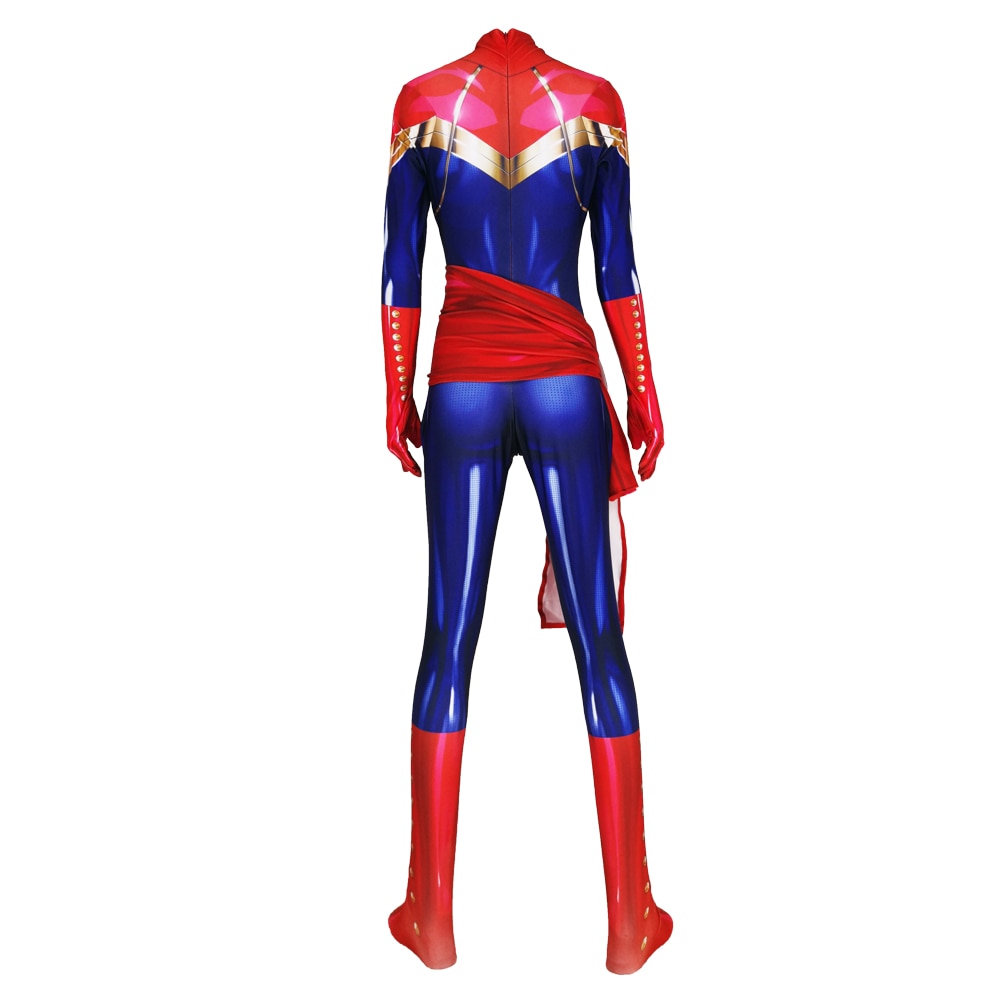 Carol Danvers Cosplay Girls Bodysuit