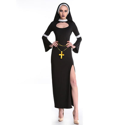 Adult Halloween Jesus Priest Cross Suit