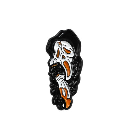 Happy Halloween Enamel Pin Trick