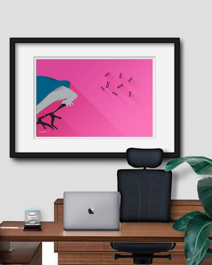 Broomstick Bunny - Minimalist Looney Tunes