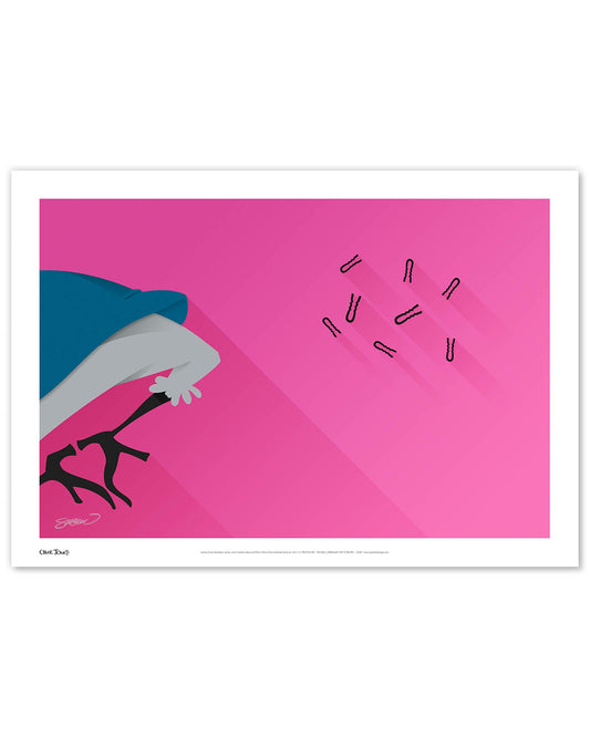 Broomstick Bunny - Minimalist Looney Tunes