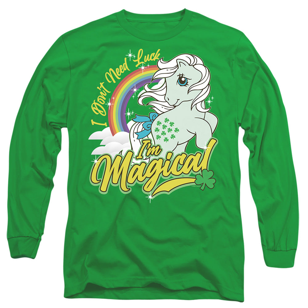 My Little Pony St. Patrick'S Day I'M Magical Mens Long Sleeve Shirt Kelly Green