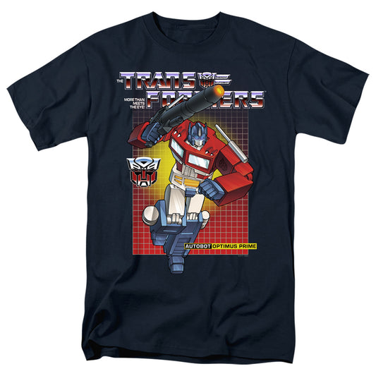 Transformers Optimus Prime Mens T Shirt Navy