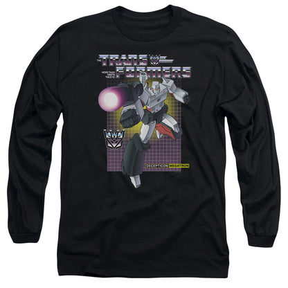 Transformers Megatron Mens Long Sleeve Shirt Black Officially Licensed