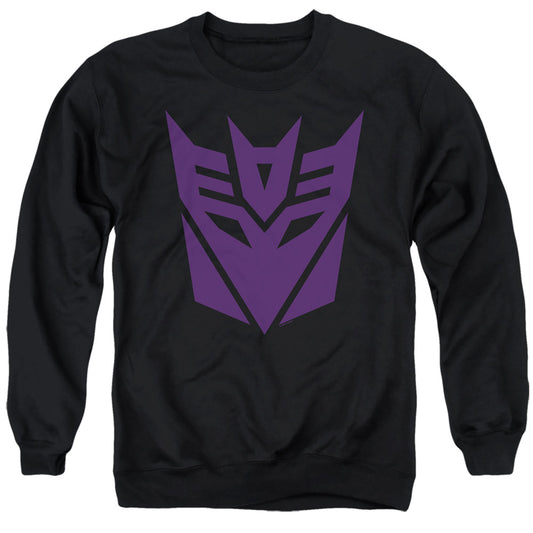 Transformers Decepticon Logo Mens Crewneck Sweatshirt Black